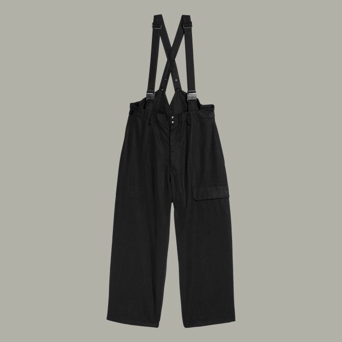 Y-3 Washed Twill Suspender Pants