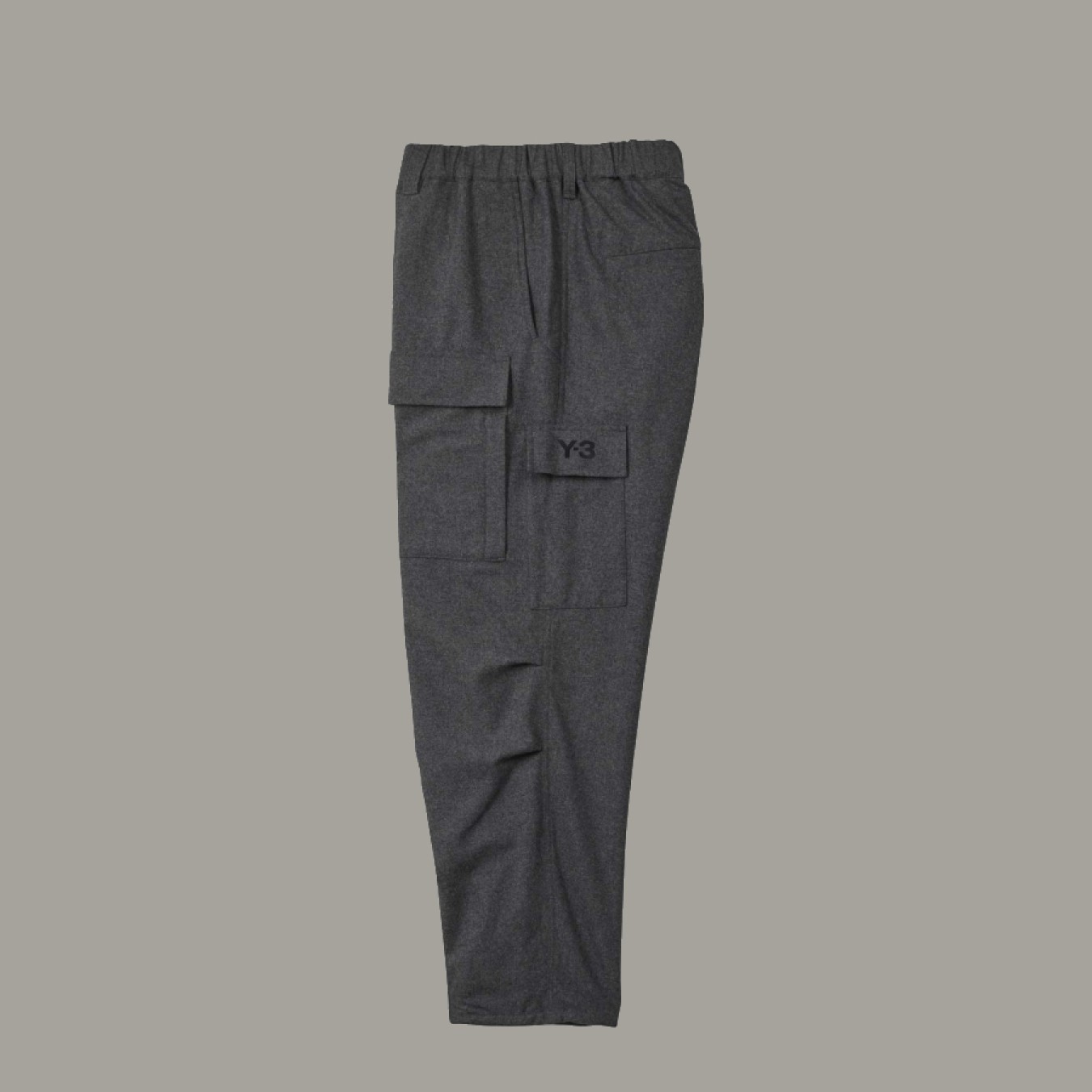 Y-3 Wool Flannel Cargo Pants