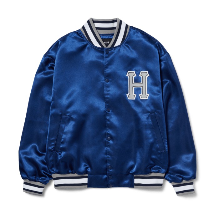 Huf Crackerjack Satin Baseball Jacket