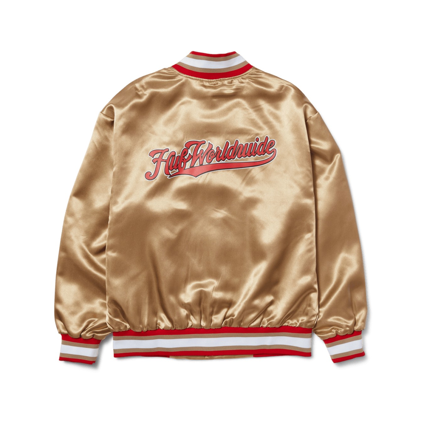 Huf Crackerjack Satin Baseball Jacket