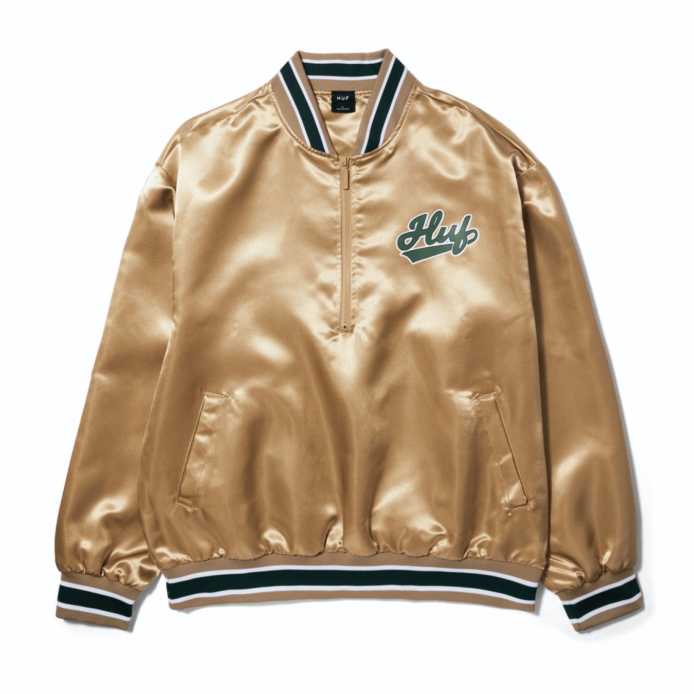 Huf Pop Fly Satin Baseball Jacket