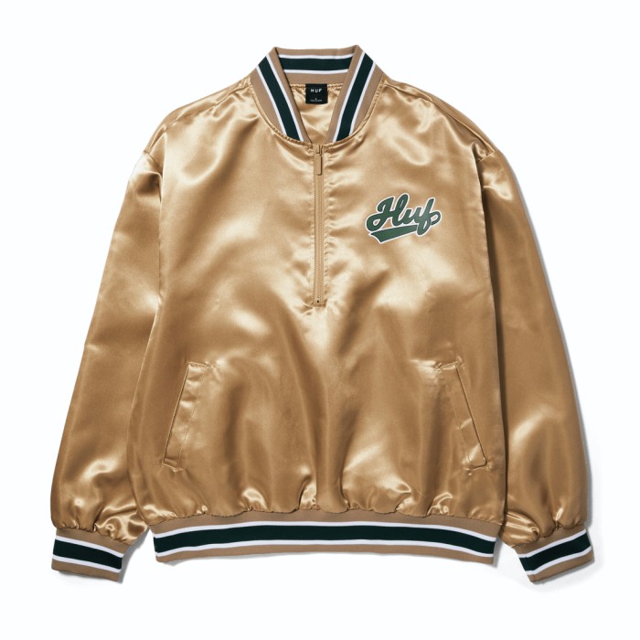 Huf Pop Fly Satin Baseball Jacket