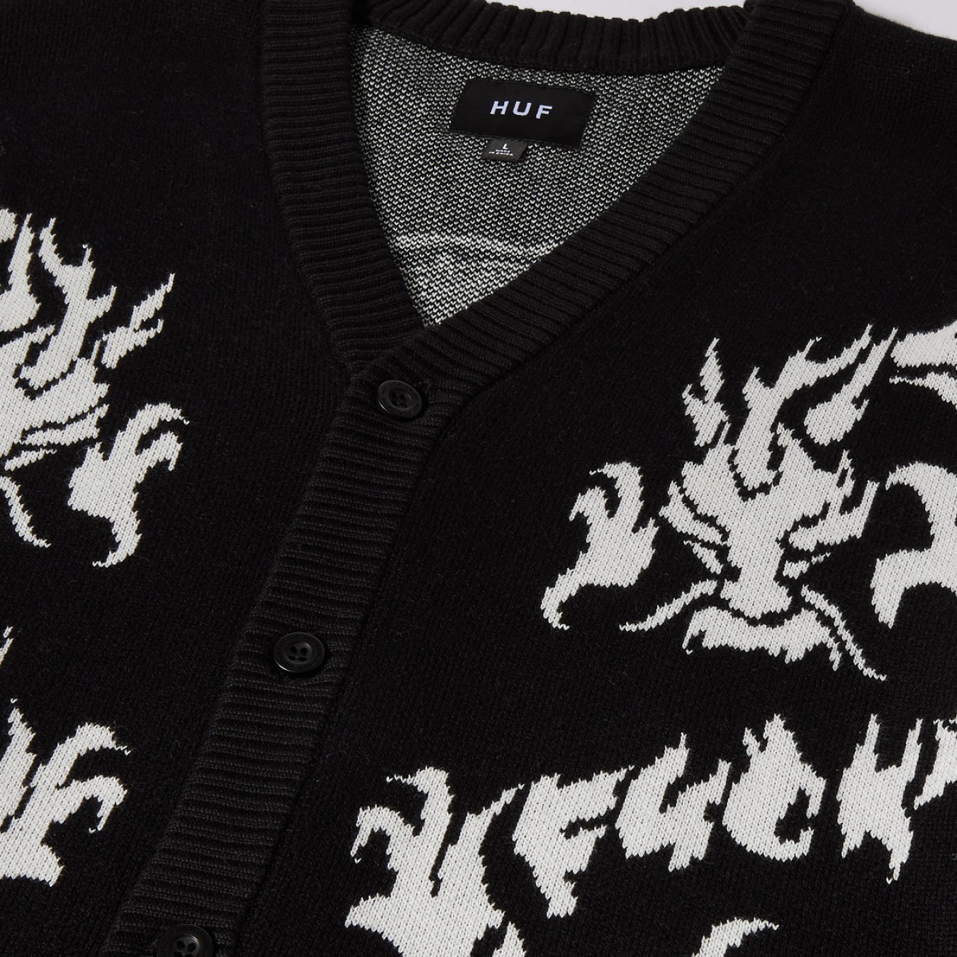 Huf Twin Dragon Cardigan