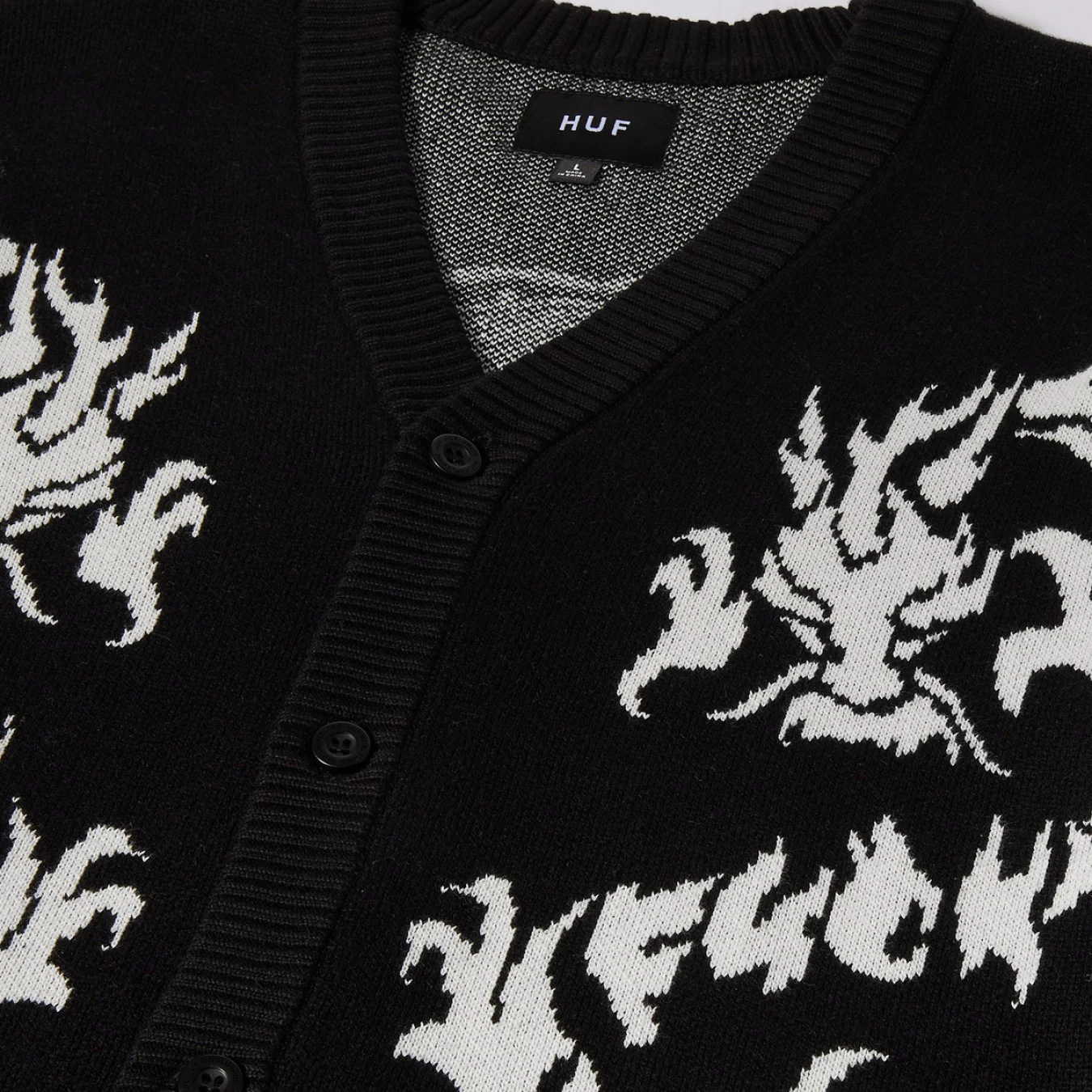 Huf Twin Dragon Cardigan