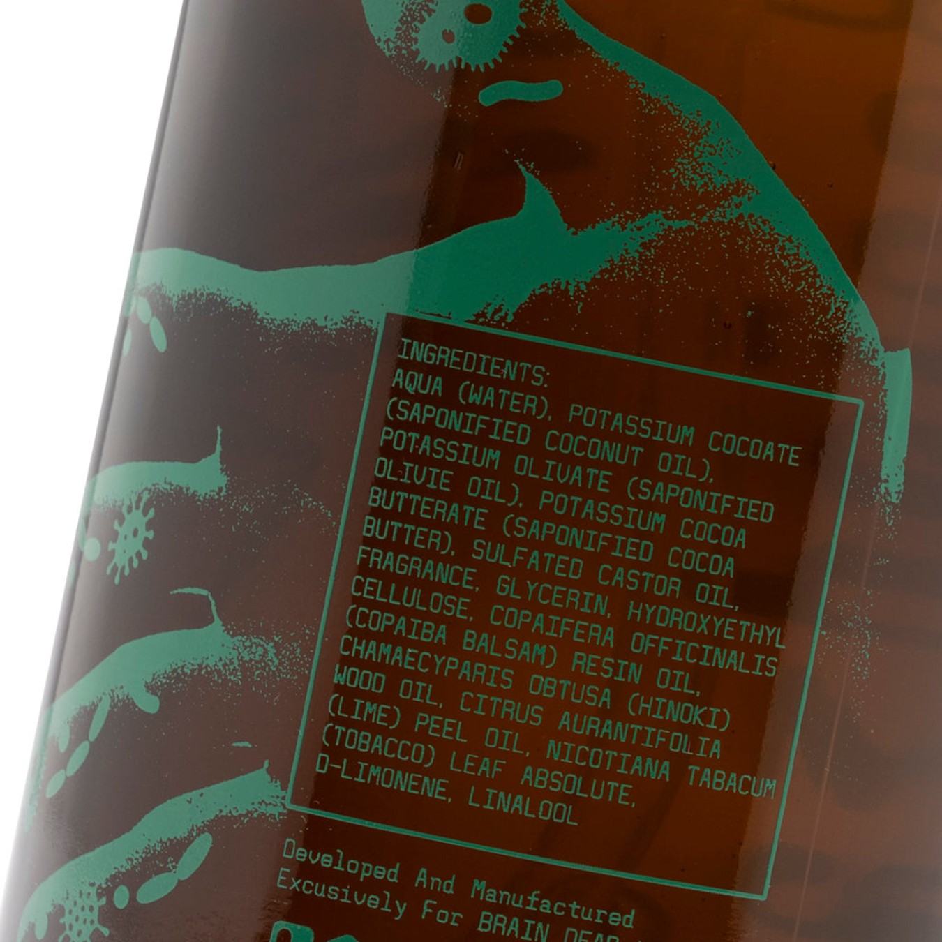 Brain Dead Brain Wash Shroom Cola Liquid Castile Soap 16oz