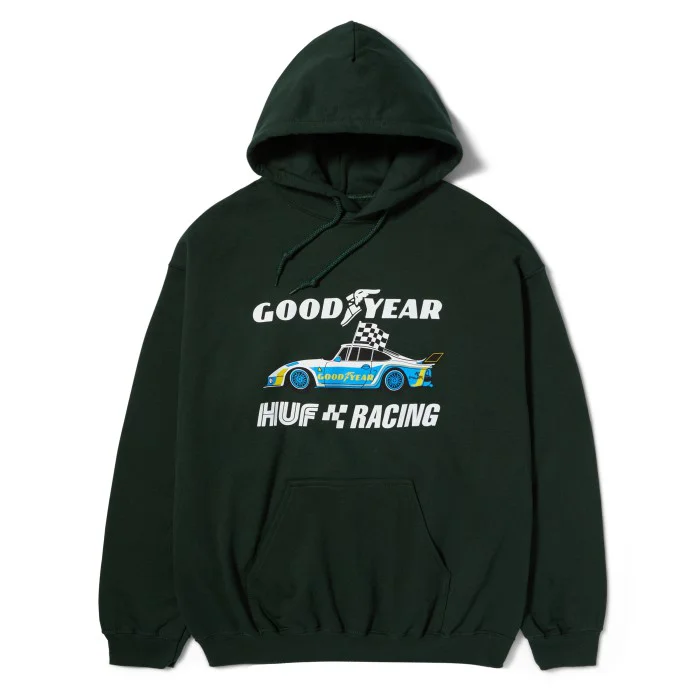 Huf x Goodyear Checkered Flag Pullover Hoodie