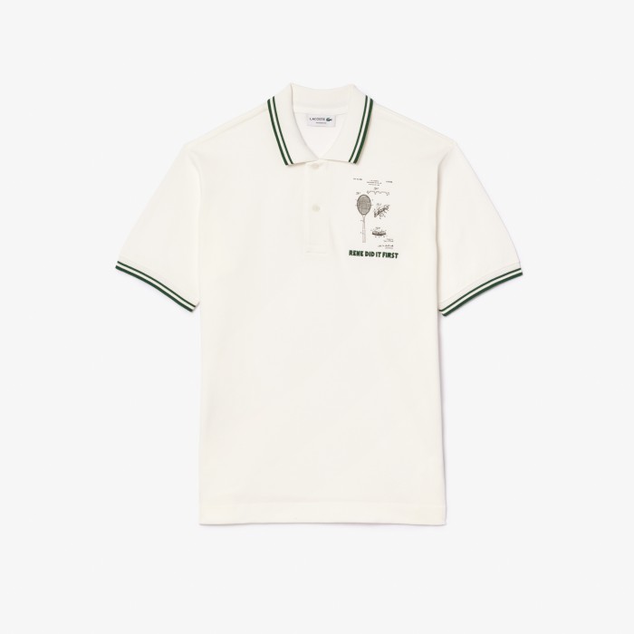 Lacoste Original L.12.12 Embroidered Patent Polo Shirt