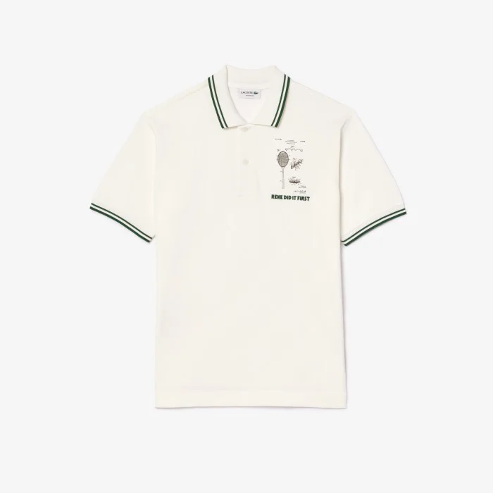 Lacoste Original L.12.12 Embroidered Patent Polo Shirt