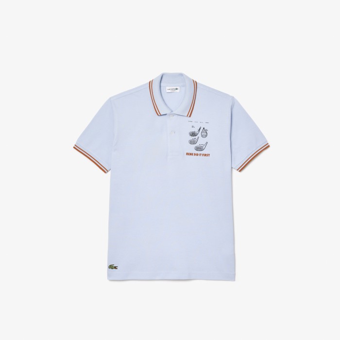Lacoste Original L.12.12 Embroidered Patent Polo Shirt