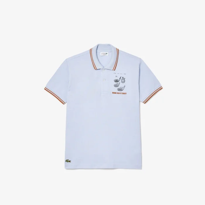 Lacoste Original L.12.12 Embroidered Patent Polo Shirt