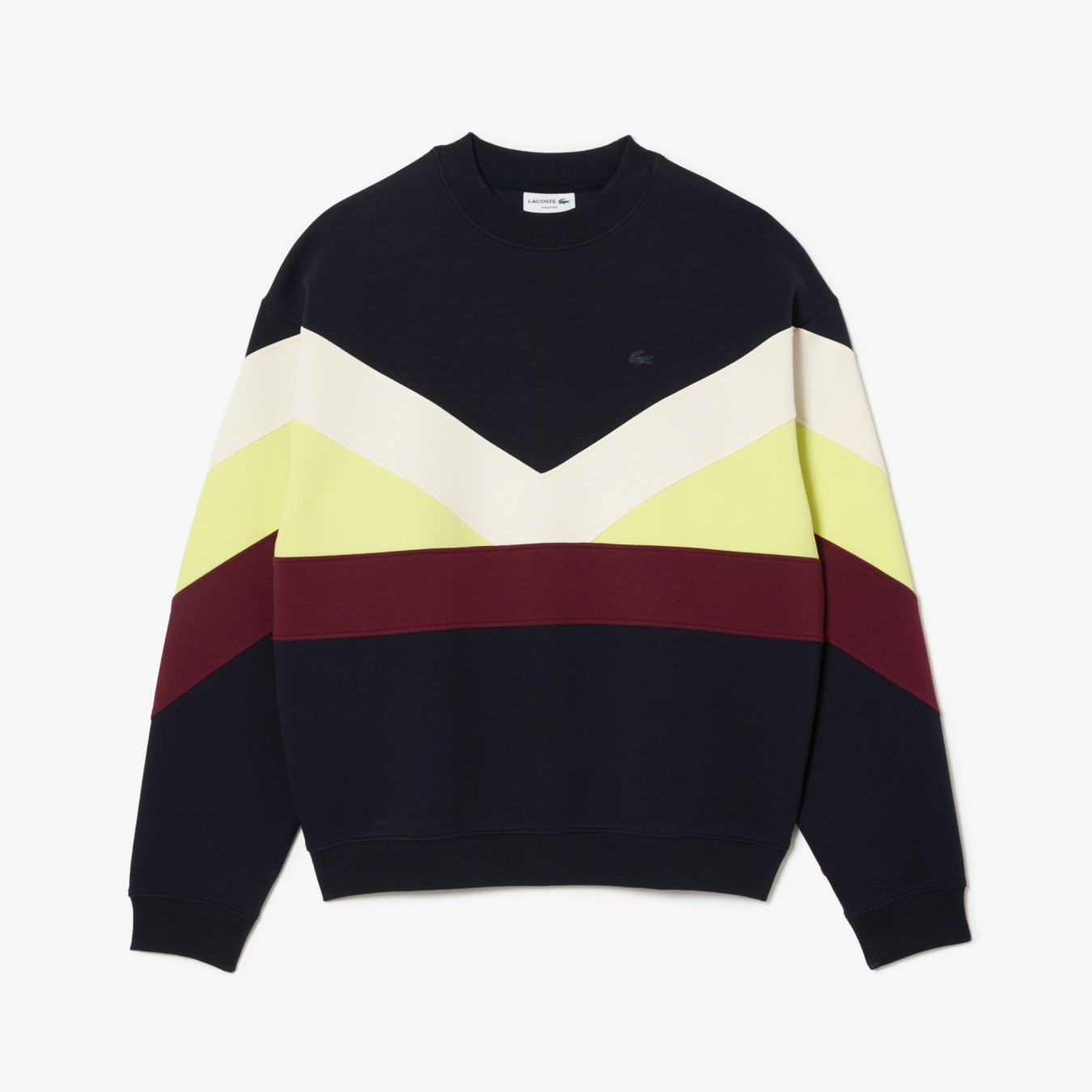 Lacoste Double Sided Colourblock Sweatshirt Loose Fit