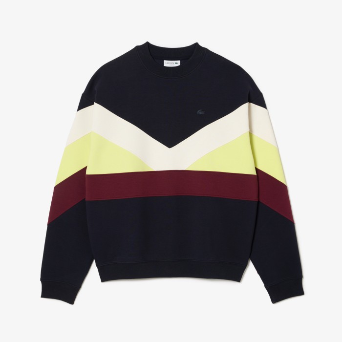 Lacoste Double Sided Colourblock Sweatshirt Loose Fit