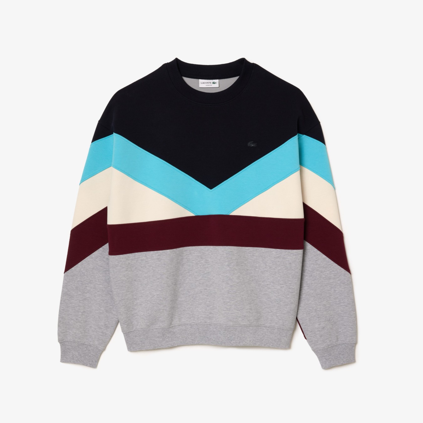 Lacoste Double Sided Colourblock Sweatshirt Loose Fit