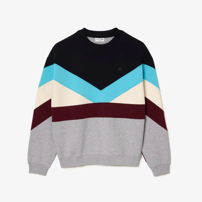 Lacoste Double Sided Colourblock Sweatshirt Loose Fit