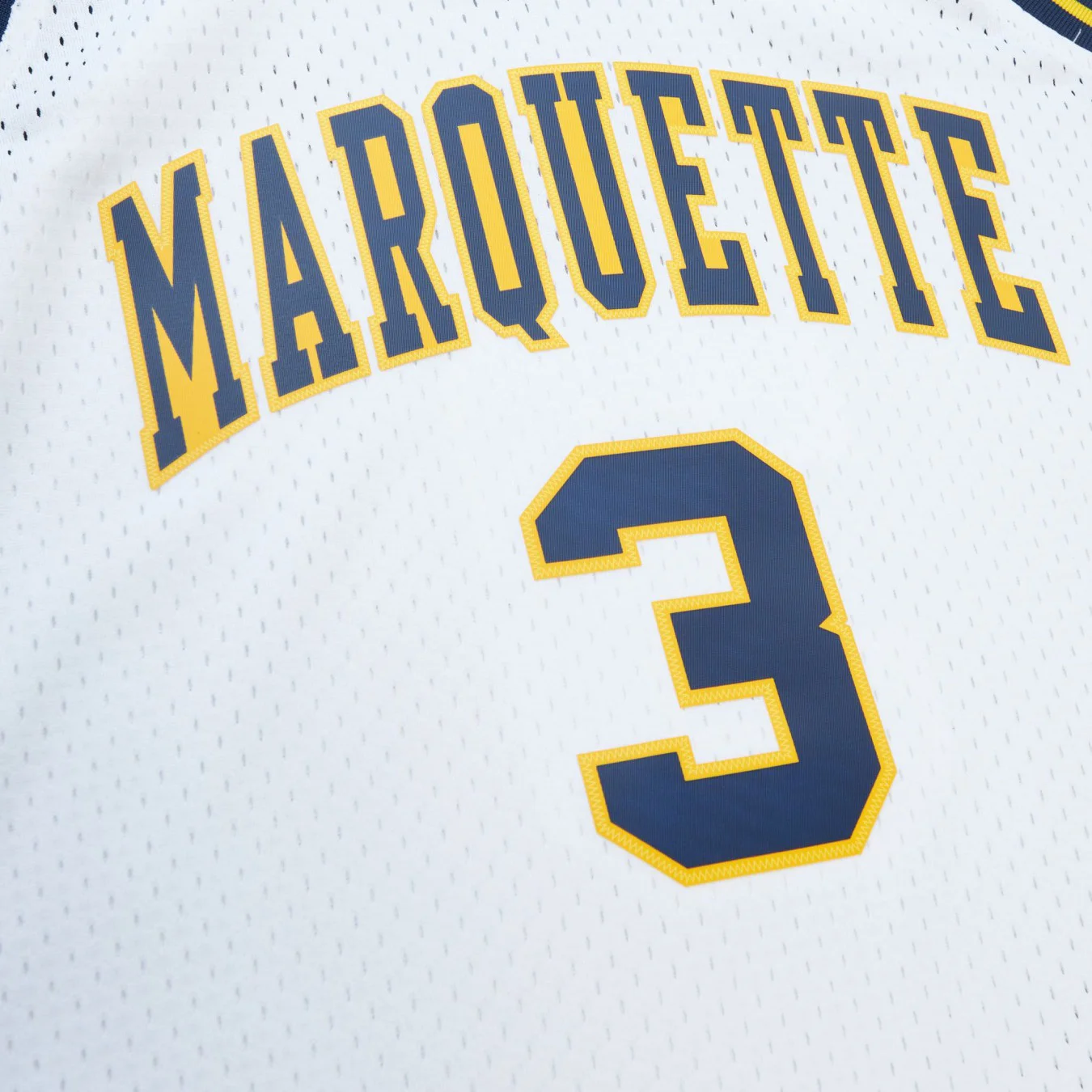 Mitchell & Ness Swingman Jersey Marquette University White 2002 Dwyane Wade