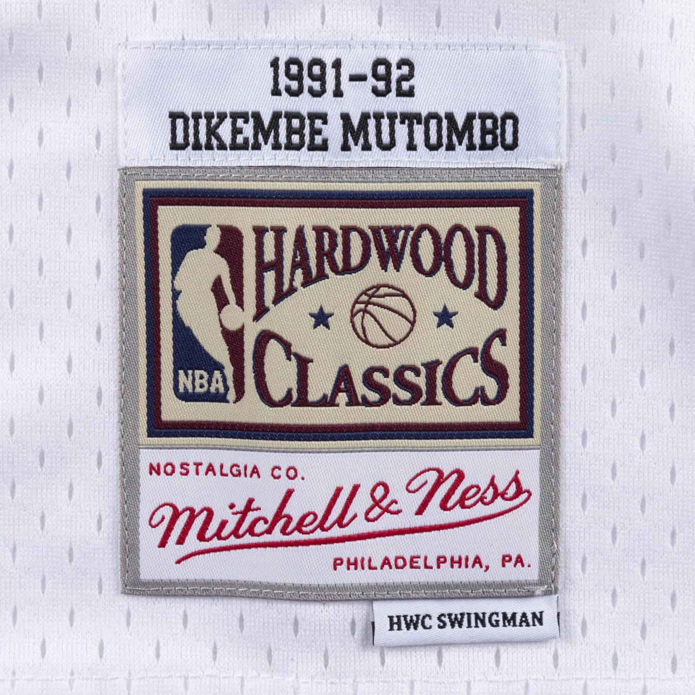 Mitchell & Ness Swingman Denver Nuggets 1991-92 Jersey Dikembe Mutombo