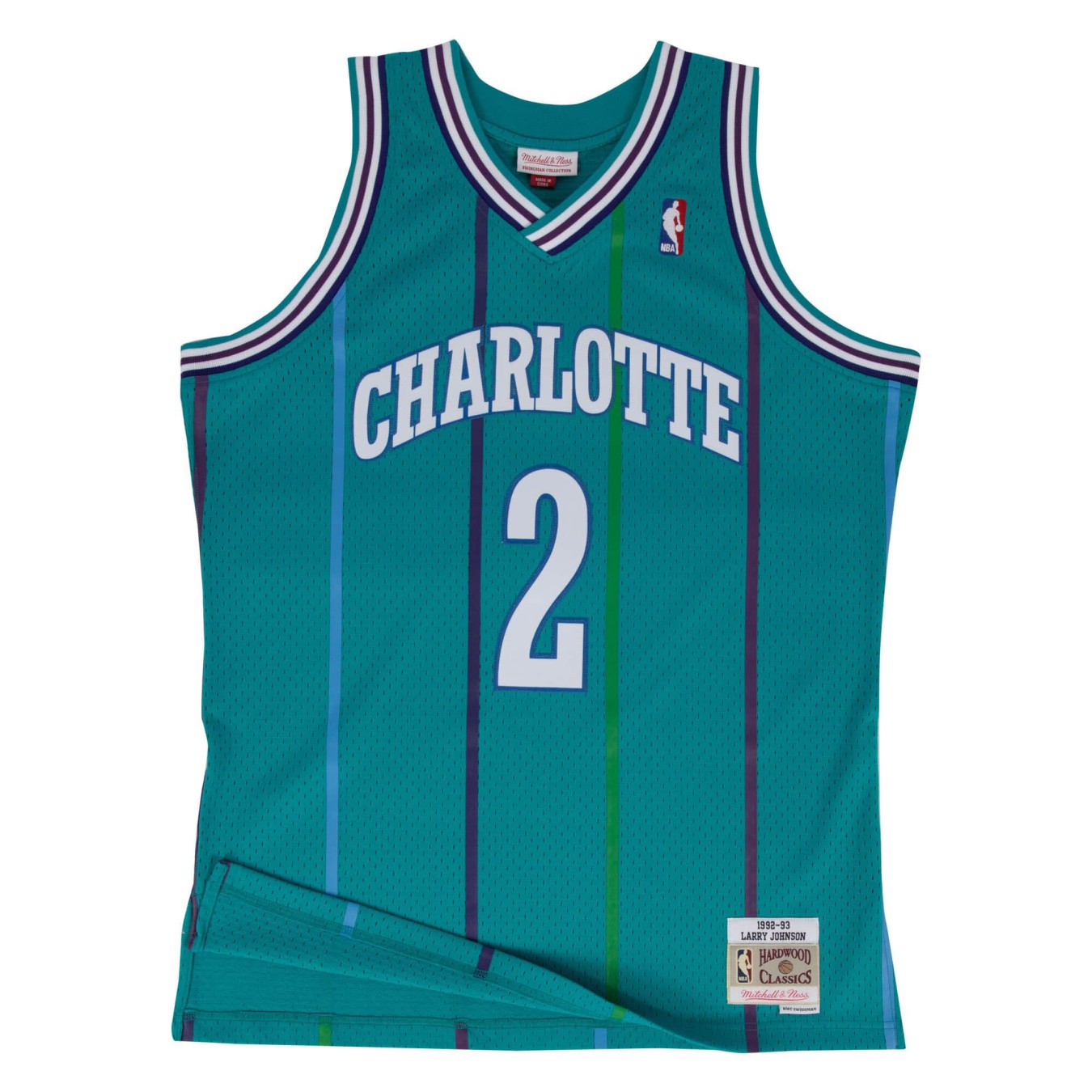 Mitchell & Ness Swingman Jersey Charlotte Hornets Road 1992-93 Larry Johnson