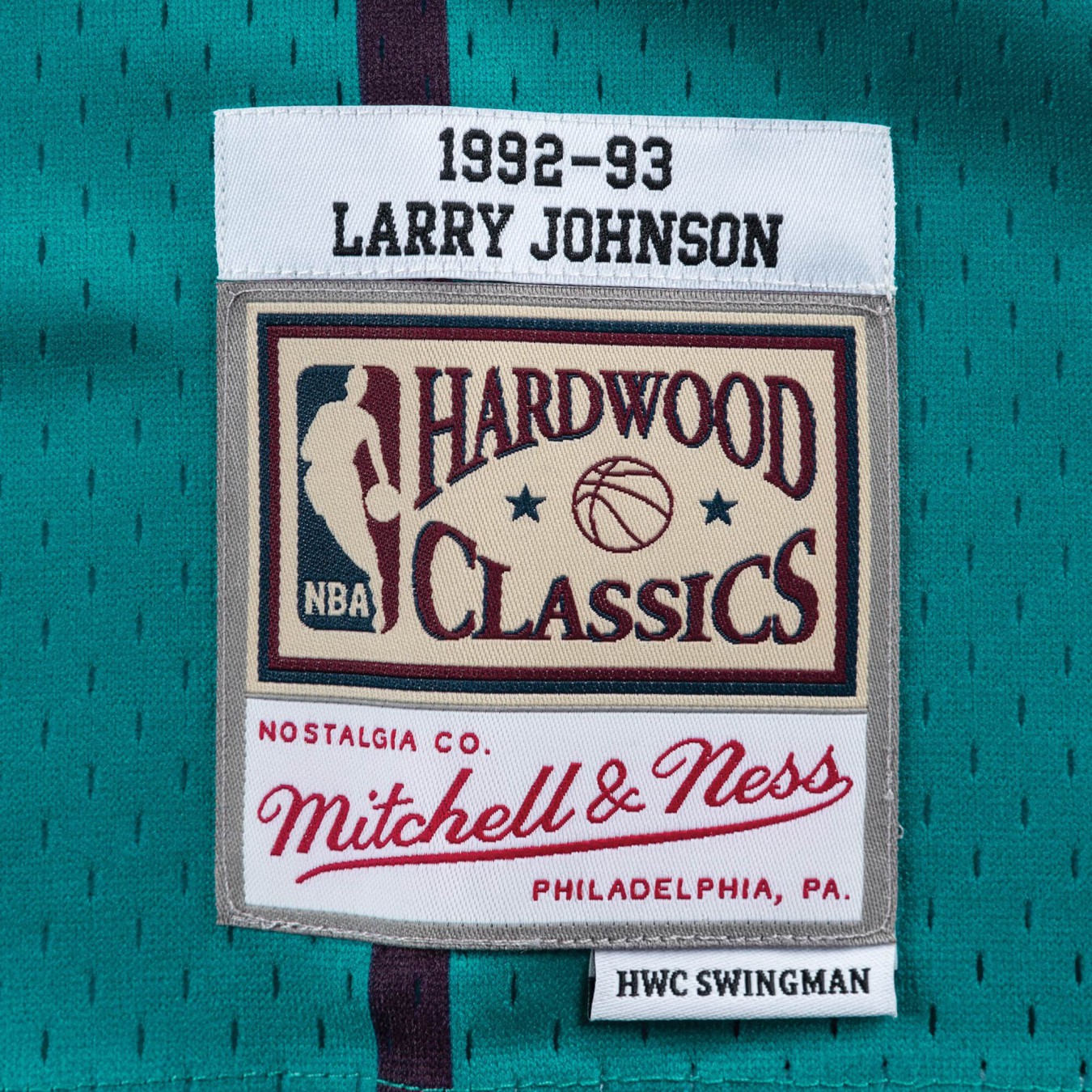 Mitchell & Ness Swingman Jersey Charlotte Hornets Road 1992-93 Larry Johnson