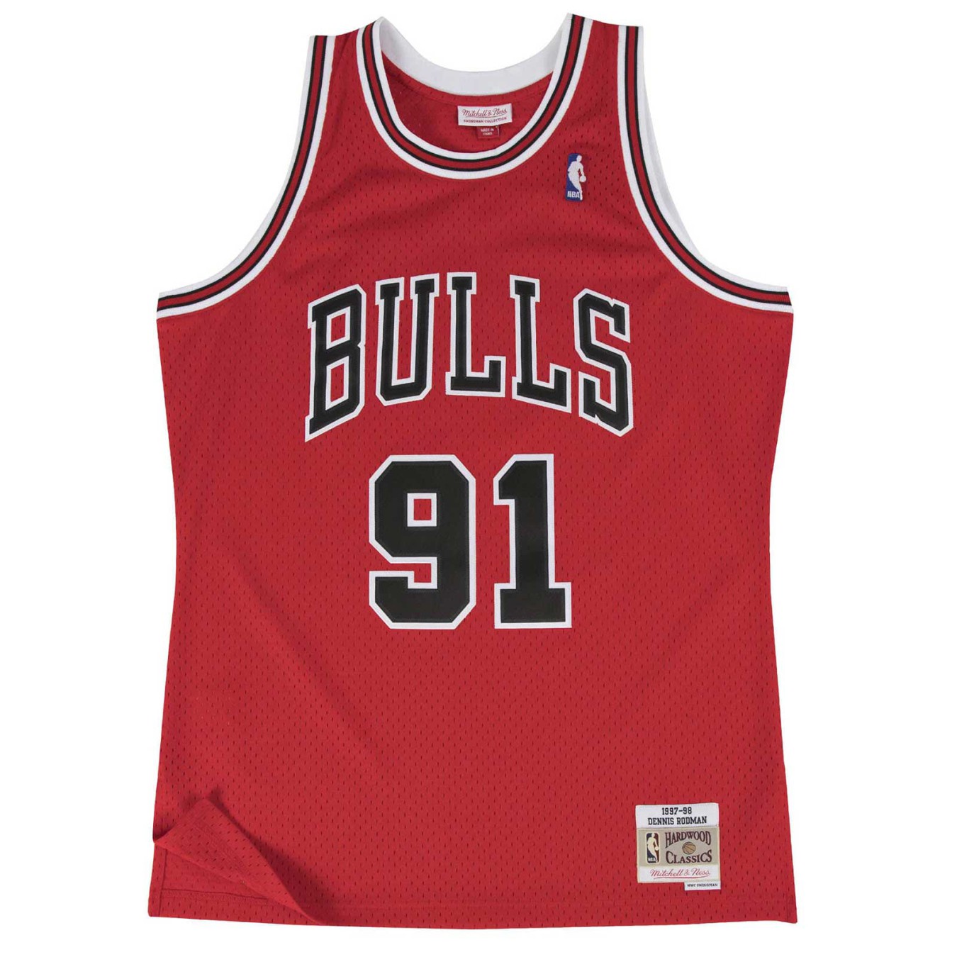 Mitchell & Ness Swingman Jersey Chicago Bulls Road 1997-98 Dennis Rodman