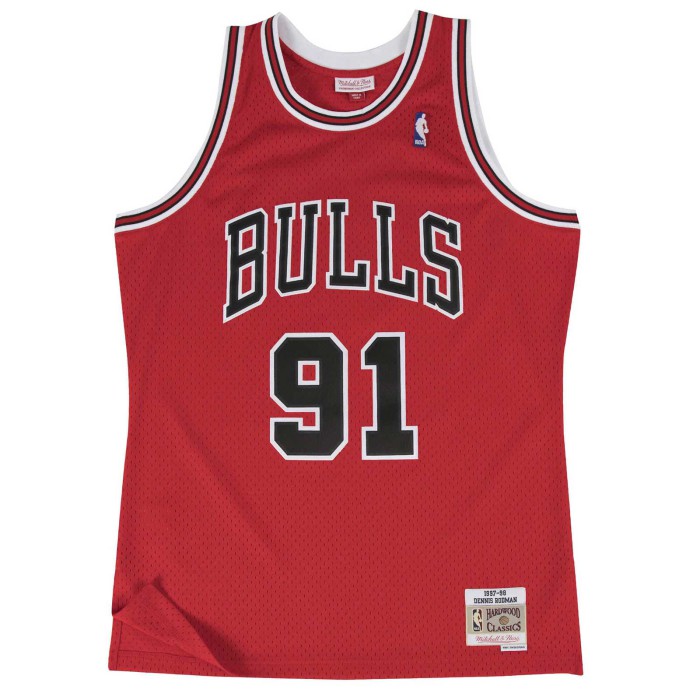 Mitchell & Ness Swingman Jersey Chicago Bulls Road 1997-98 Dennis Rodman