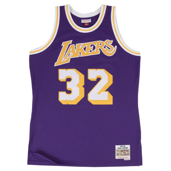 Mitchell & Ness Swingman Jersey Los Angeles Lakers Road 1984-85 Magic Johnson