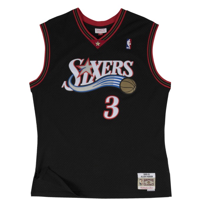 Mitchell & Ness Swingman Jersey Philadelphia 76ers Road 2000-01 Allen Iverson