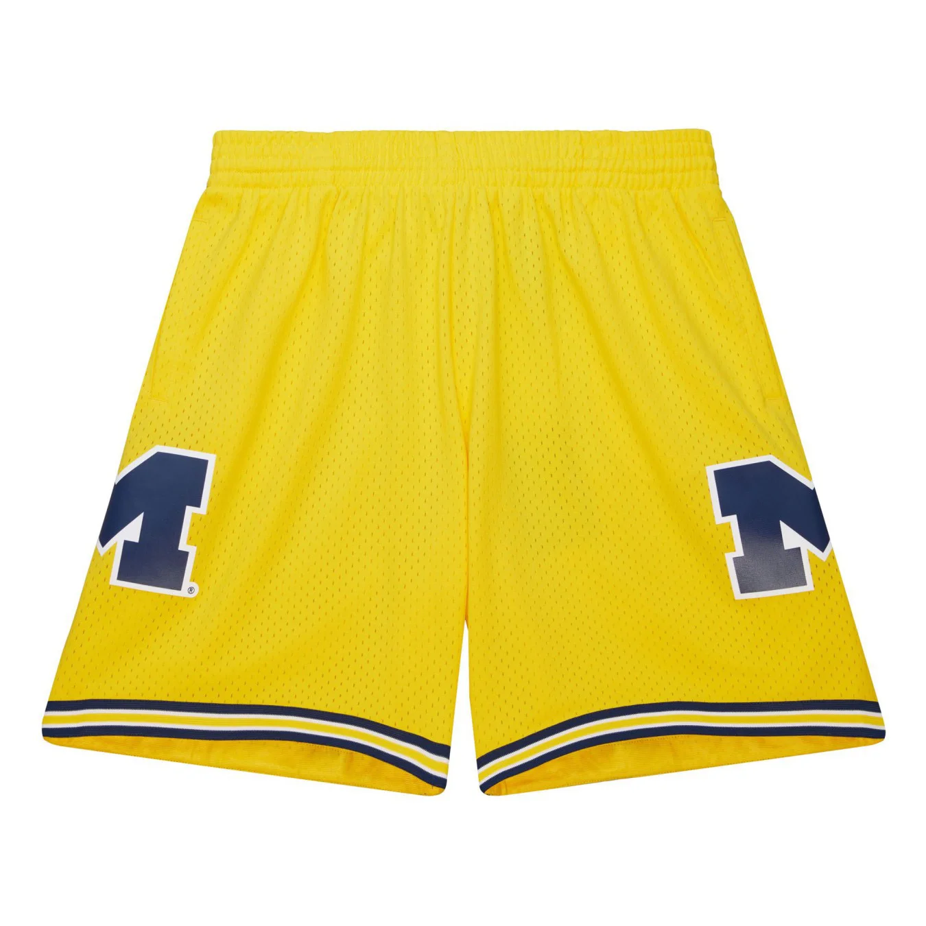 Mitchell & Ness Swingman Shorts University of Michigan Maize 1991