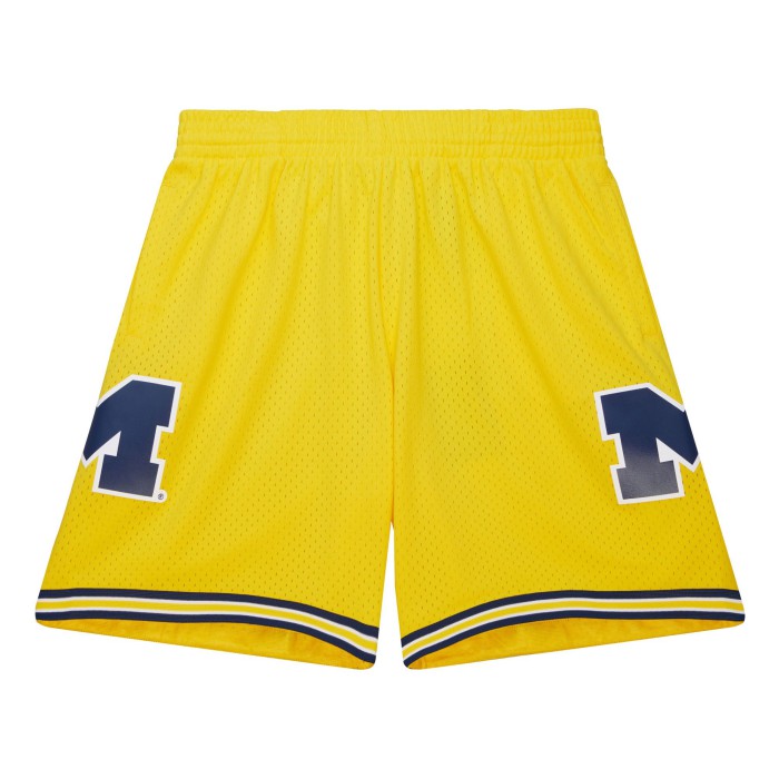 Mitchell & Ness Swingman Shorts University of Michigan Maize 1991