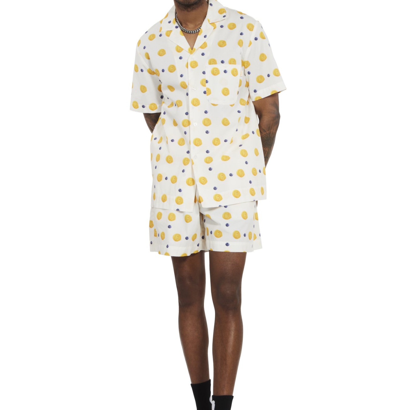 FLAN Blueberry Pancakes Pajama Top