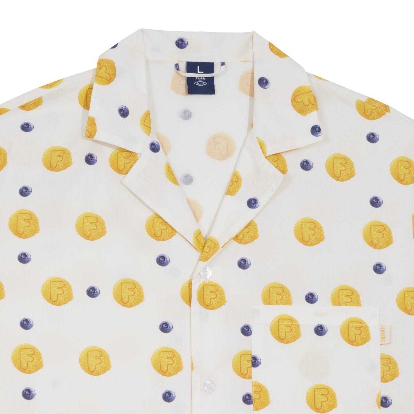 FLAN Blueberry Pancakes Pajama Top