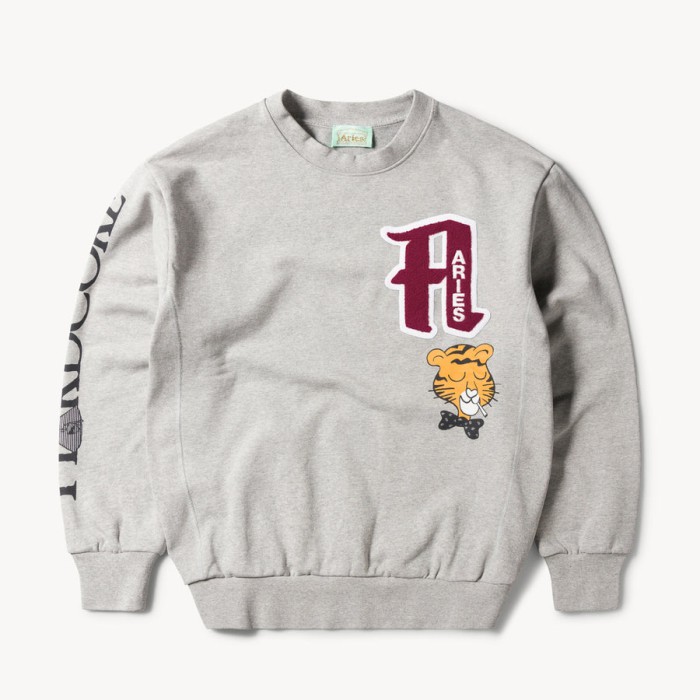 Aries Collegiate Cross Grain Sweat
