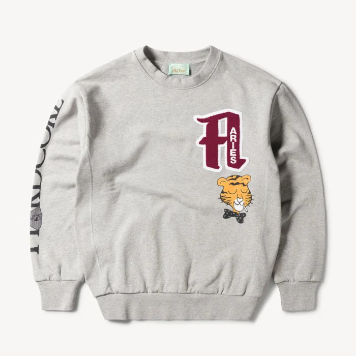 Aries Collegiate Cross Grain Sweat