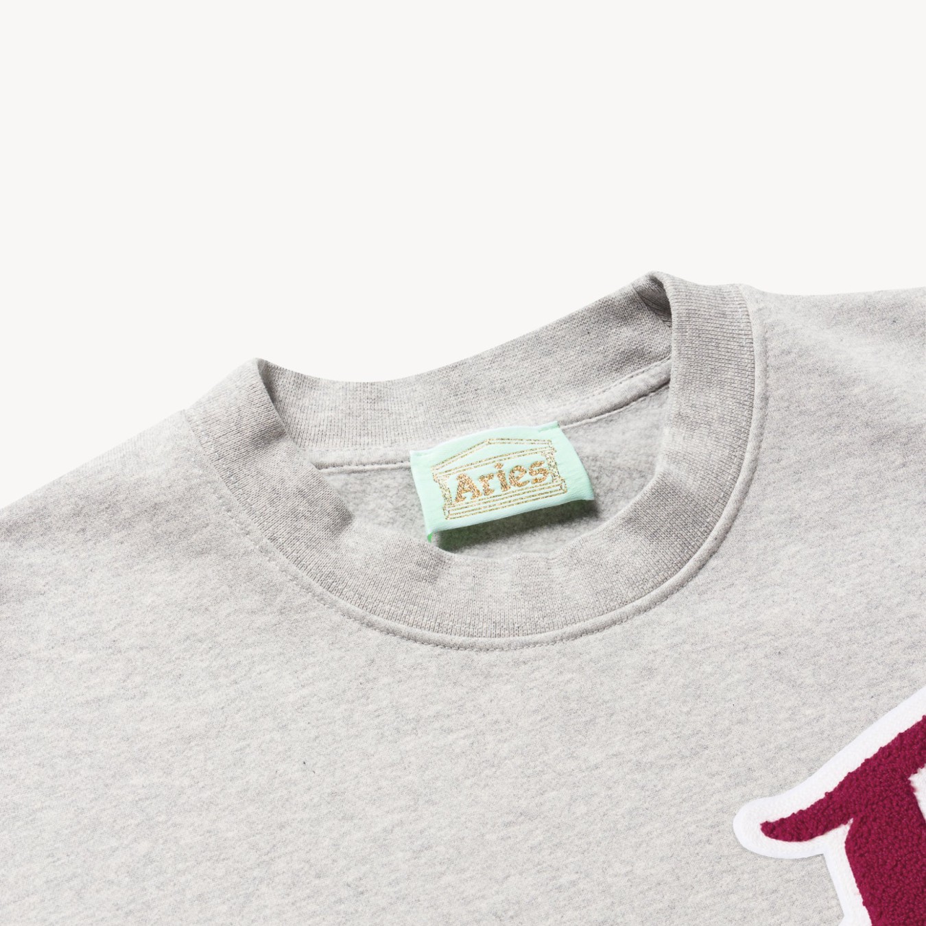 Aries Collegiate Cross Grain Sweat