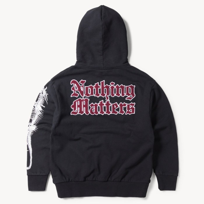 Aries Nothing Matters Embroidered Hoodie