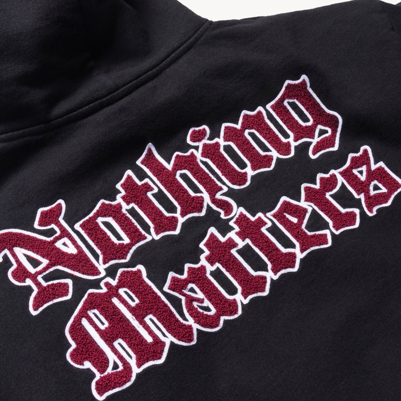 Aries Nothing Matters Embroidered Hoodie