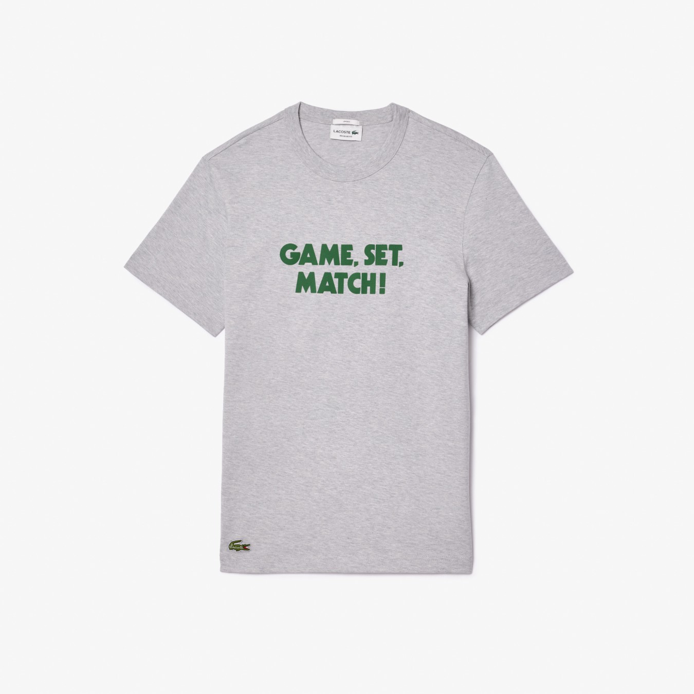Lacoste Effect Slogan T-Shirt