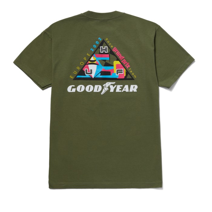 Huf x Goodyear Grand Prix Triple Triangle T-Shirt