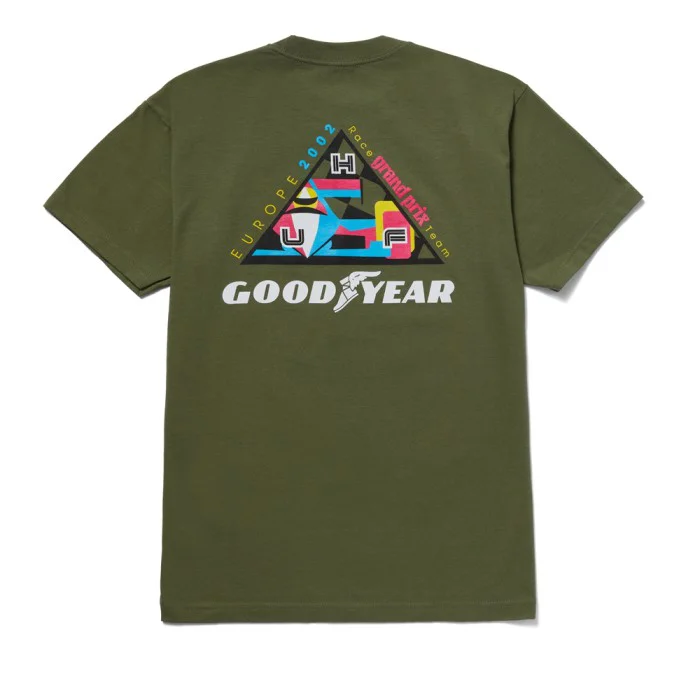Huf x Goodyear Grand Prix Triple Triangle T-Shirt
