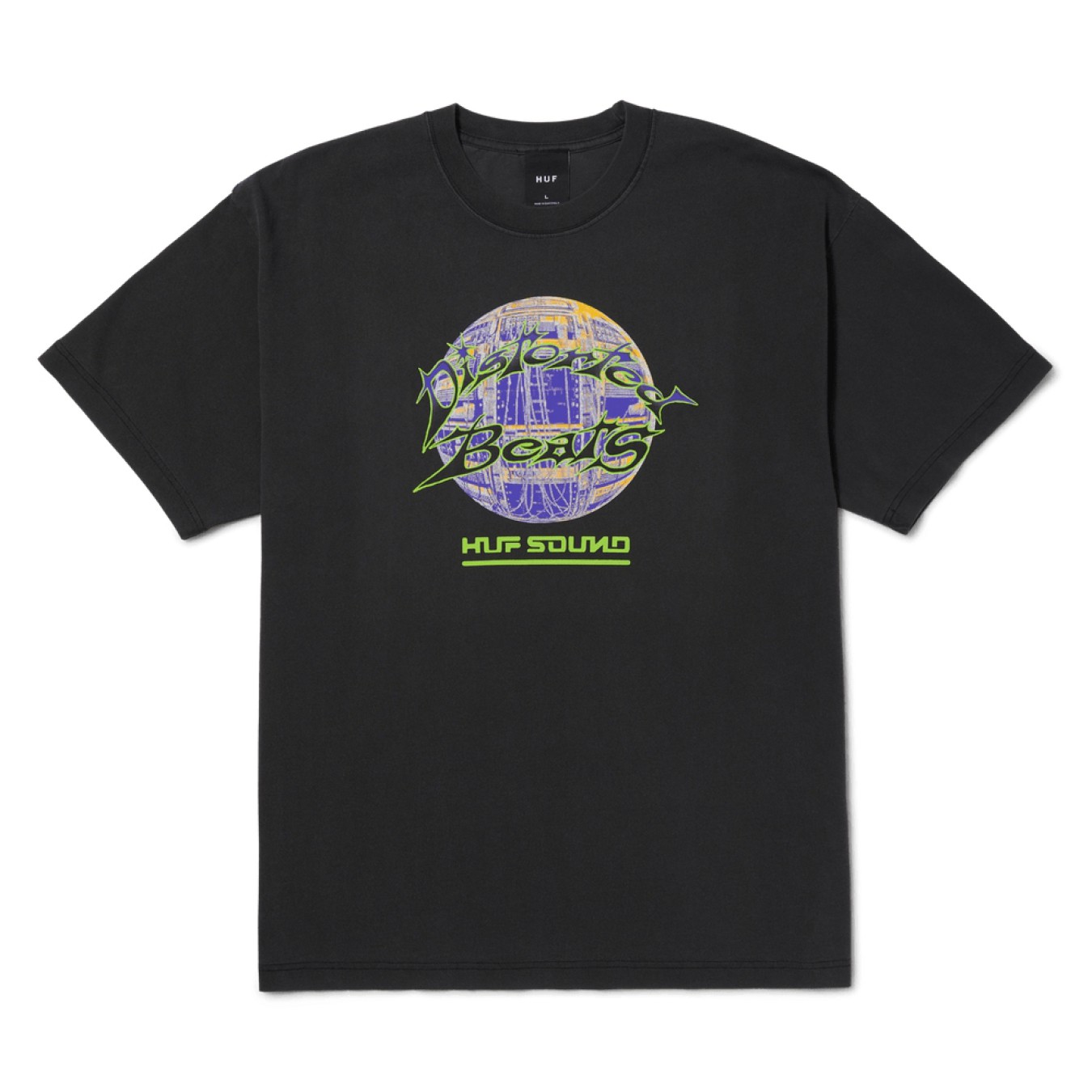 Huf Distorted Washed T-Shirt