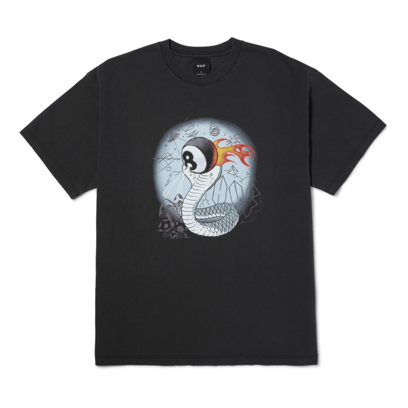 Huf Cobra-baller Washed T-Shirt
