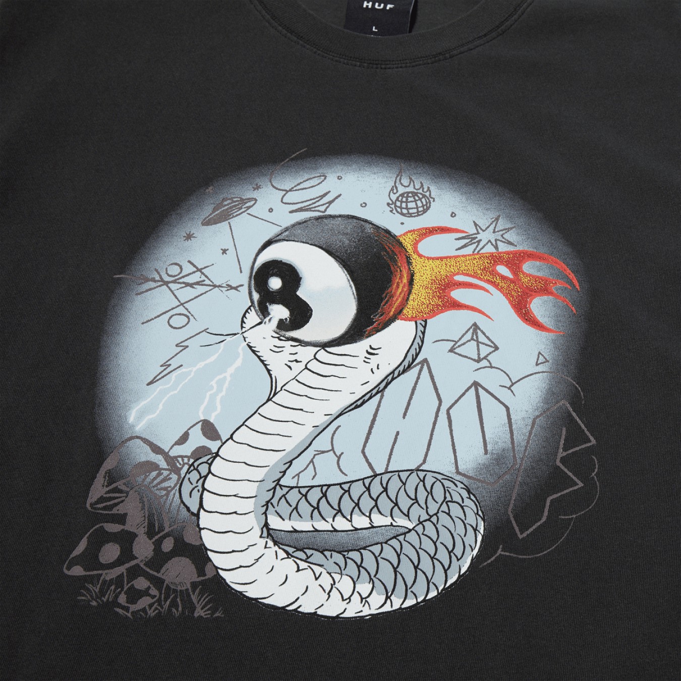 Huf Cobra-baller Washed T-Shirt