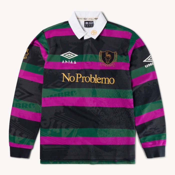 Aries x Umbro Sunbleached Rugby Shirt