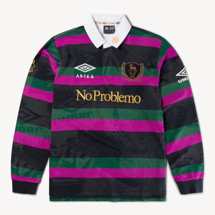 Aries x Umbro Sunbleached Rugby Shirt