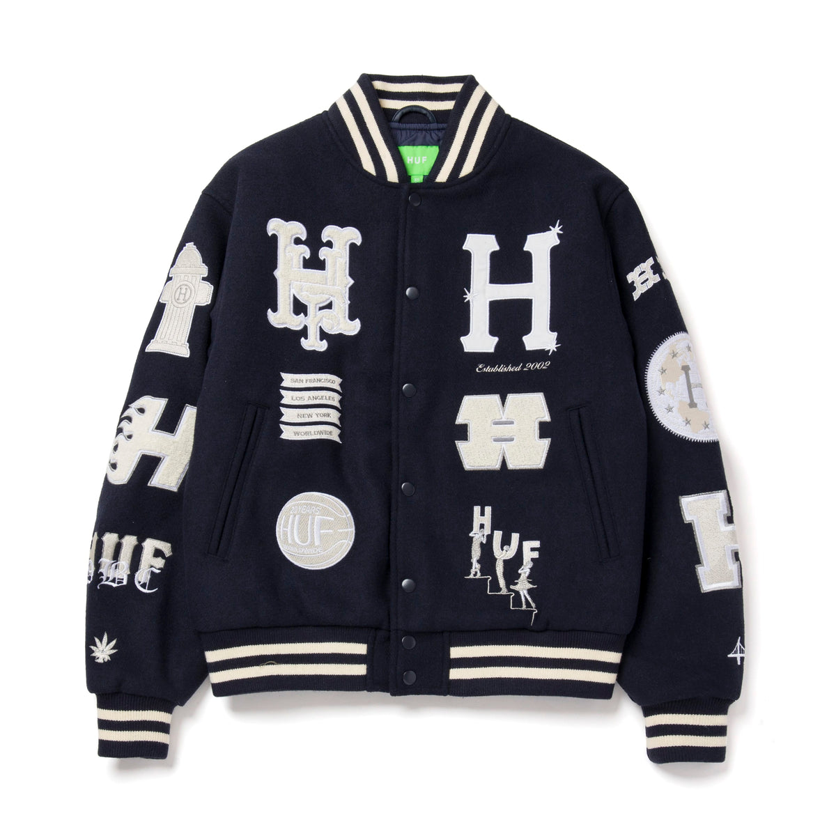 Huf 20 Year Classic H Varsity Jacket – Phatsoles