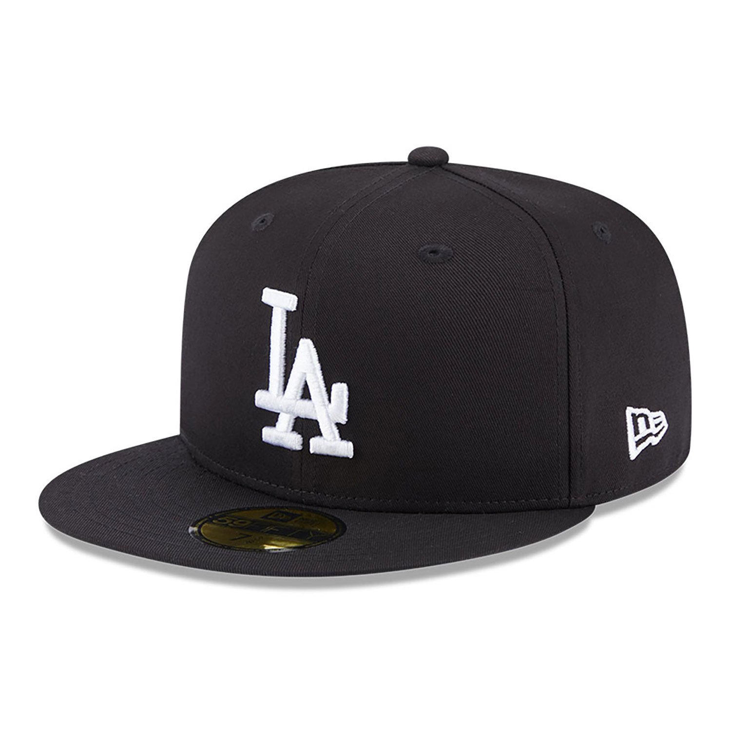 New Era LA Dodgers Team Side Patch Black 59FIFTY Fitted Cap – Phatsoles